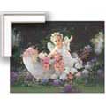 Baby Angel - Contemporary mount print with beveled edge