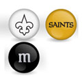 New Orleans Saints Custom Printed NFL M&M's With Team Logo