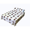 Georgia Bulldogs 100% Cotton Sateen Twin Sheet Set - White