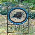 Carolina Panthers NFL Stained Glass Outdoor Yard Sign