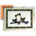 Rainforest Frog - Contemporary mount print with beveled edge