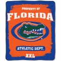 Florida Gators College "Property of" 50" x 60" Micro Raschel Throw