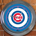 Chicago Cubs MLB 15" Neon Wall Clock