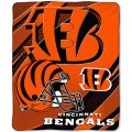 Cincinnati Bengals NFL Micro Raschel Blanket 50" x 60"