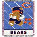 Chicago Bears NFL Baby 36" x 46" Triple Woven Jacquard Throw