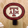 Texas A&M Aggies NCAA College Art Glass Nightlight