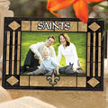 New Orleans Saints NFL 6.5" x 9" Horizontal Art-Glass Frame