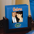 Florida Gators NCAA College Art Glass Photo Frame Coaster Set