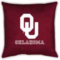 Oklahoma Sooners Side Lines Toss Pillow