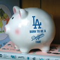 Los Angeles Dodgers MLB Ceramic Piggy Bank