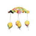 Candy Square Musical Mobile with Balloon Motif