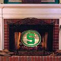 Michigan State Spartans NCAA College Stained Glass Fireplace Screen
