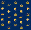 Berkeley Golden Bears Fitted Crib Sheet - Blue