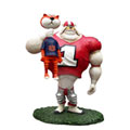 Georgia UGA Bulldogs NCAA College School Rivalry Figurine