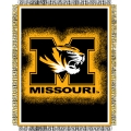 Missouri Tigers NCAA College "Focus" 48" x 60" Triple Woven Jacquard Throw