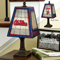 Mississippi Ole Miss Rebels NCAA College Art Glass Table Lamp