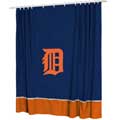 Detroit Tigers MLB Microsuede Shower Curtain