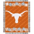 Texas Longhorns NCAA College Baby 36" x 46" Triple Woven Jacquard Throw