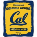 California UC Berkeley Golden Bears College "Property of" 50" x 60" Micro Raschel Throw