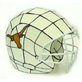 NCAA Texas Longhorns Stained Glass Football Helmet Lamp