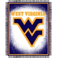West Virginia Mountaineers NCAA College "Focus" 48" x 60" Triple Woven Jacquard Throw
