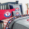 Texas Rangers Twin Size Sheets Set