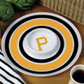 Pittsburgh Pirates MLB 14" Round Melamine Chip and Dip Bowl