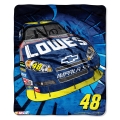 Jimmie Johnson #48 NASCAR Micro Raschel Blanket 50" x 60"