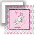 Joie de Vie Poodle - Contemporary mount print with beveled edge