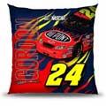 #24 Jeff Gordon 18" Race Car Toss Pillow