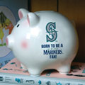 Seattle Mariners MLB Ceramic Piggy Bank