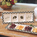 Colorado Buffalo NCAA College Gameday Ceramic Relish Tray