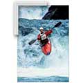 Kayaking - Contemporary mount print with beveled edge