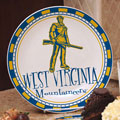 West Virginia Mountaineers NCAA College 11" Ceramic Plate