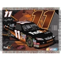 Denny Hamlin #11 NASCAR "Flash" 48" x 60" Metallic Tapestry Throw