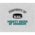 Anaheim Mighty Ducks 58" x 48" "Property Of" Blanket / Throw