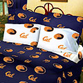 Berkley Golden Bears 100% Cotton Sateen Standard Pillowcase - White