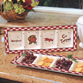 Maryland Terrapins NCAA College Gameday Ceramic Relish Tray