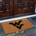 West Virginia Mountaineers NCAA College Rectangular Outdoor Flocked Door Mat