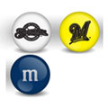 Milwaukee Brewers Custom Printed MLB M&M's With Team Logo