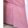 Dance On Full Size Bedskirt - Pink
