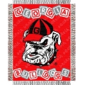 Georgia Bulldogs NCAA College Baby 36" x 46" Triple Woven Jacquard Throw