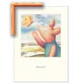 Classic Piglet - Contemporary mount print with beveled edge