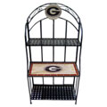 NCAA Georgia Bulldogs Stained Glass Bakers Rack