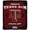 Texas A&M Aggies College "Property of" 50" x 60" Micro Raschel Throw