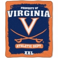 Virginia Cavaliers College "Property of" 50" x 60" Micro Raschel Throw
