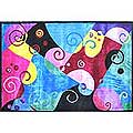 Contempo Swirls Rug (4' x 6')