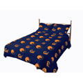 Berkley Golden Bears 100% Cotton Sateen Full Sheet Set - Navy Blue