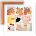 Farmyard Friends - Framed Canvas