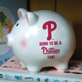 Philadelphia Phillies MLB Ceramic Piggy Bank
